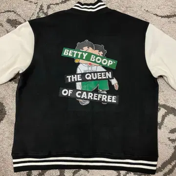 BETTYBOOP 베티 붑 바시티 자켓 블루종 빅 루즈