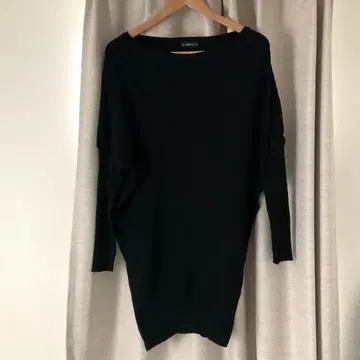 ZARA 자라 블랙 니트 미니 원피스 상의 M