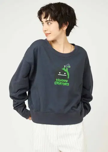 새상품급 graniph 뷰티풀 섀도우 맨투맨 트레이닝복