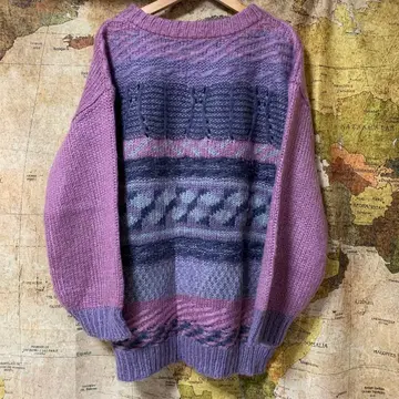 merry jenny 긴팔 니트 퍼플 계열