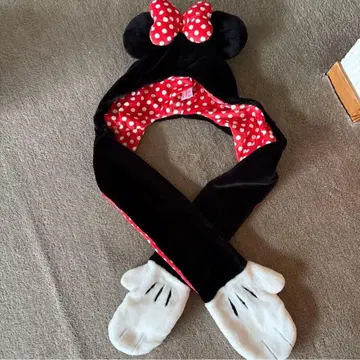 미니 마우스 팬 캡 머플러