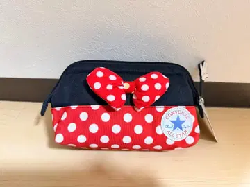 CONVERSE 도트 리본 파우치 새상품 미니 마우스 Disney 디즈니