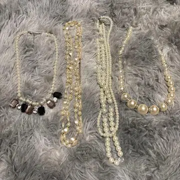 펄 목걸이 4세트