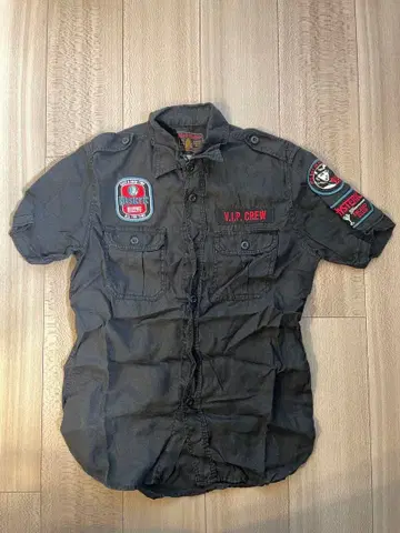 Hysteric Glamour 워크 셔츠 블랙