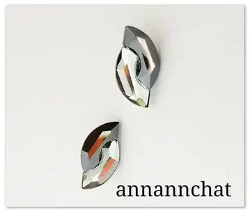 [스와로브스키] Eclipse 귀걸이 21mm 블랙