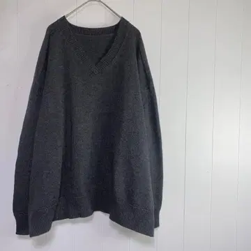 JOURNAL STANDARD Luxe/V넥 면 풀오버 니트