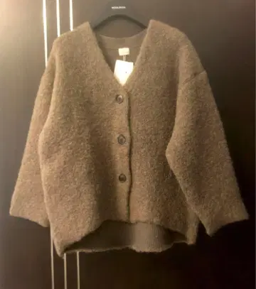 그린 라벨 부클레 더블 페이스 가디건