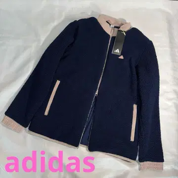 미사용 adidas 골프 플리스 자켓 M 네이비