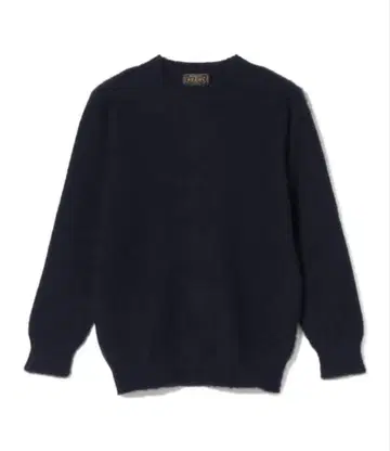 BEAMS PLUS 빔즈 셰틀랜드 니트 네이비 S 사이즈