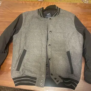 GAP 바시티 자켓 M 그레이/블랙