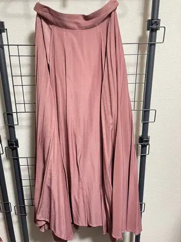 [ natural beauty basic ] 플레어 스커트/핑크