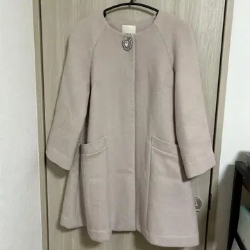 snidel 옅은 핑크 코트 비쥬 페미닌 귀여운 예쁜