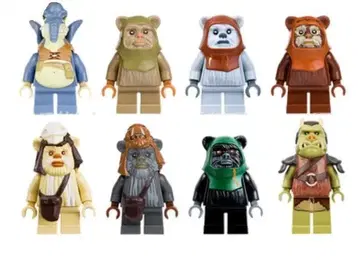 새상품 LEGO 레고 호환 스타 워즈 이워크 미니 피규어 인형 세트