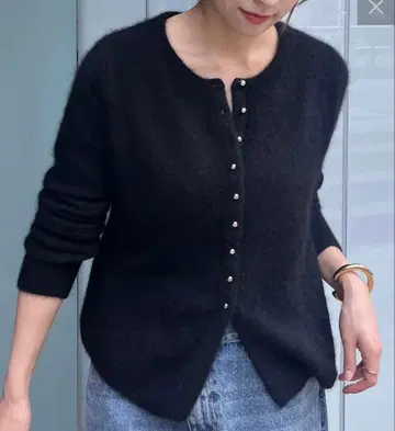 시너리 라쿤 페플럼 가디건