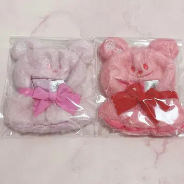 디즈니 시크릿 판초 핑크 빨간색