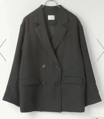 LOWRYS FARM 라나테크 더블 자켓 차콜 그레이 F 사이즈