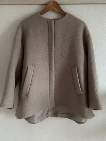 텐트 숏코트 베이지