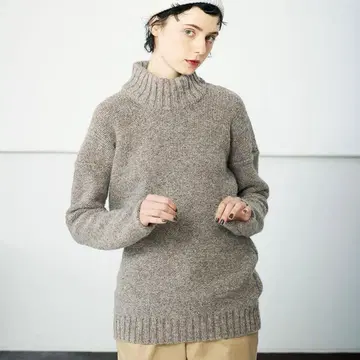 고급 스코틀랜드제 macalastair 네프 울 니트 34