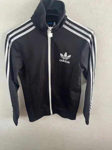 adidas 블랙 3선 라인 저지