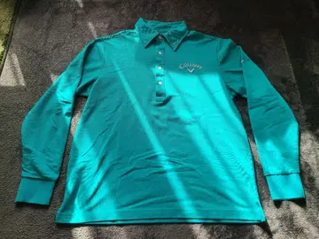 캘러웨이 터콰이즈 긴팔 피케 셔츠