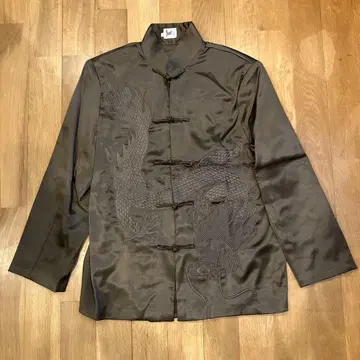 JADE 다크 브라운 드래곤 자수 L 사이즈