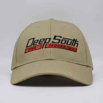 미사용 딥사우스 레스큐 트럭 소방차 기업 자수 캡