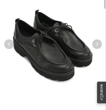 [미개봉 새상품] COEL 레이스업 슈즈 블랙 23.5cm