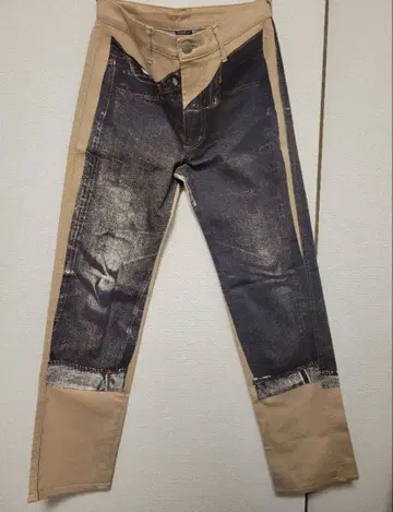 고티에 청바지 트롱프뢰유 팬츠