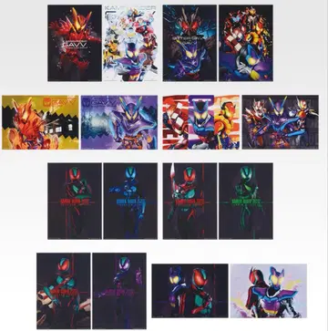 제일복권 가면라이더 제츠&가면라이더 가브 G상 클리어 포스터 컴프 세트