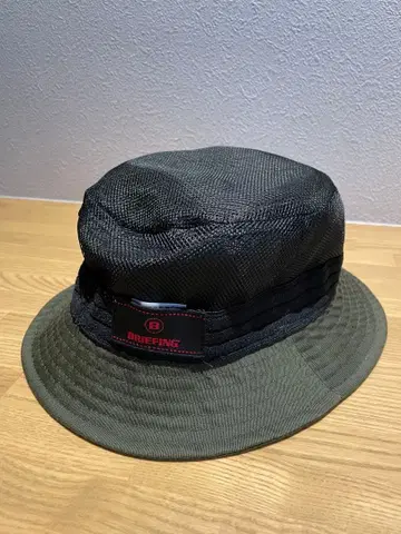 BRIEFING 골프 버킷햇 올리브 L 사이즈