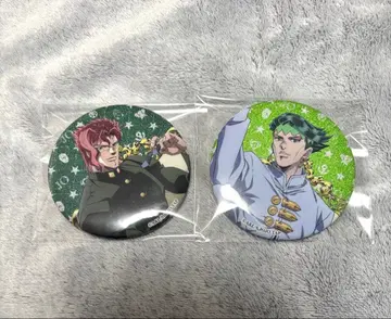 죠죠 월드 3 75mm 글리터 캔뱃지 카쿄인 노리아키, 키시베 로한