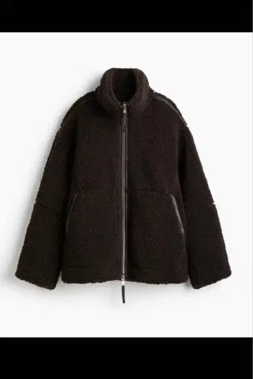 새상품 품절 상태 다크 브라운 보아 자켓