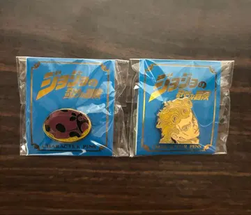 [ 미사용 새상품 ] 죠죠 핀즈 핀 배지 죠르노 무시무시 브로치