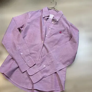 새상품급 브룩스브라더스 옥스퍼드 셔츠 자수 로고 버튼 다운