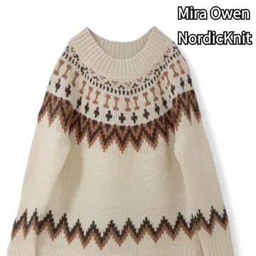 미라 오웬 노르딕 니트 Mira Owen 스웨터 큐신 니트