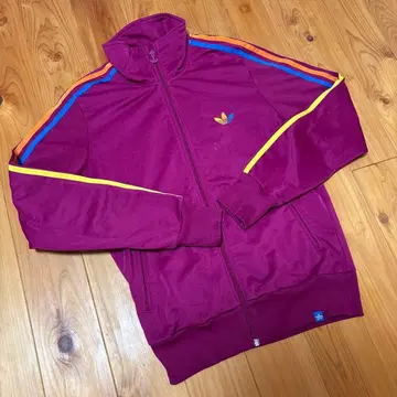 adidas 트랙 자켓 트레포일 로고 귀여운 오버 사이즈