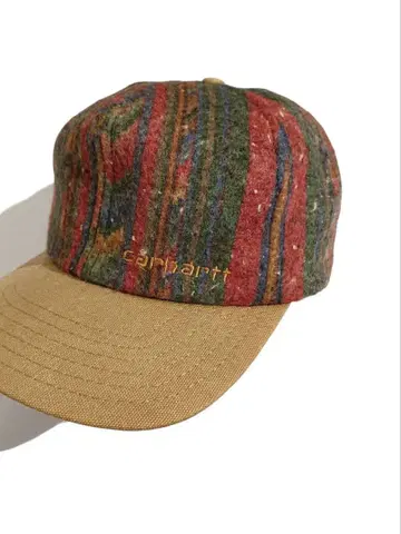 최고급 90s USA 칼하트 울 덕 6패널 캡 모자