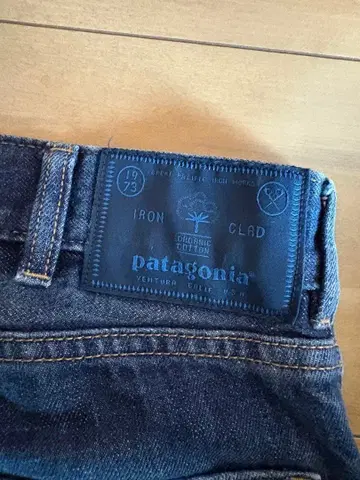 파타고니아patagonia IRON CLAD 데님 오가닉 코튼