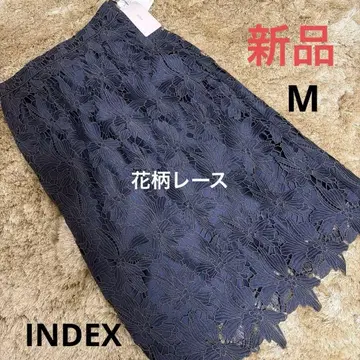 [ 새상품 ] INDEX 꽃무늬 레이스 타이트 스커트 M