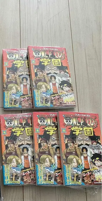 원피스 캐릭터 도감 5권 세트 카드 프로모션 로우 포함 미개봉