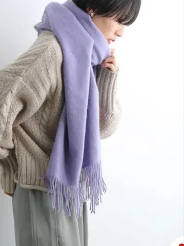 [ TWEED MILL ] 울 대형 스톨