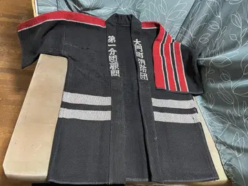 자수 반다나 히케시 소방 검정색과 빨간색 스트라이프