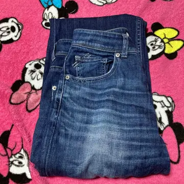 cc 크로스 하이 루즈 스트레이트 데님 팬츠