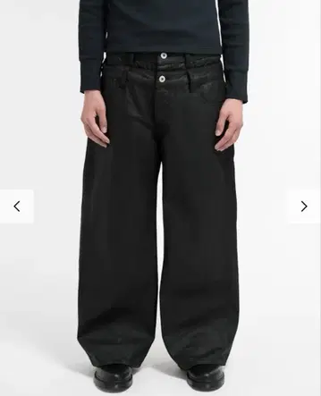 asapmode Waxed Stacked Pant 데님