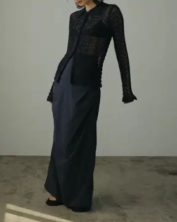 anuke tuck long skirt