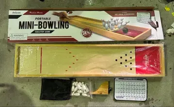 g1541 GoSports 탁상 볼링 게임 세트 미니 볼링