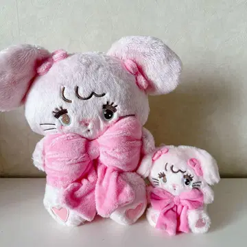 mikkocharacters 안아주는 리본 봉제 인형 마스코트 캐미