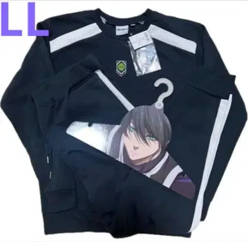 LL 사이즈 블루 록 돈키 맨투맨 트레이닝복 롱 바지 상하의