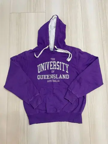 보라색 플리스 후드티 The University Of Queensland