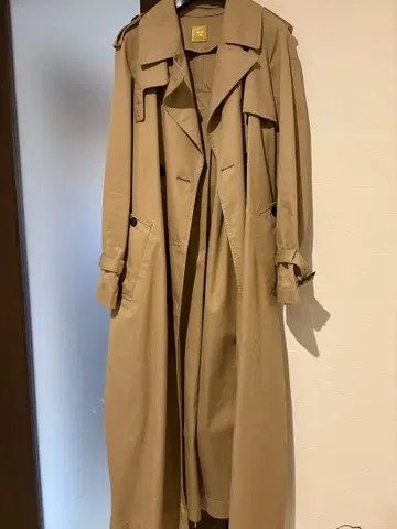 두지엠 클라세 FINX 갸바 롱 트렌치코트